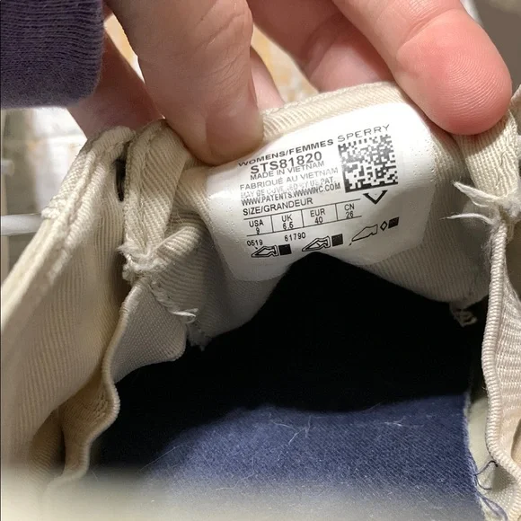 Sperry Beige Boat Sneakers - Picture 4 of 6